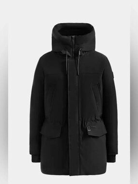 RUDSAK Mitchell Down Parka Black Men’s Medium Hooded Winter Coat